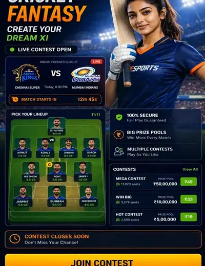 ACE2THREE (ace2three) fantasy cricket & matchday visual 3